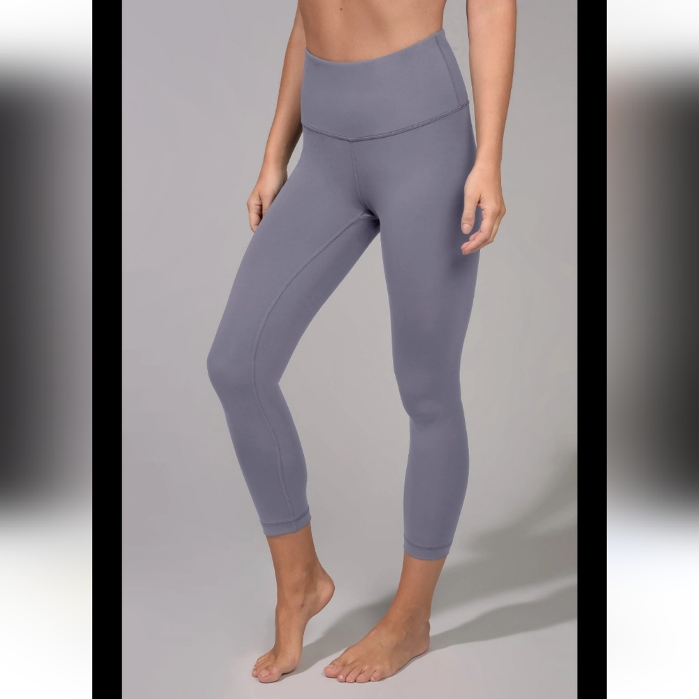 *** SOLD*** 90 Degrees by Reflex Womens Leggings S High Rise Ankle Purple 313A